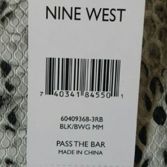 NWT Nine West Faux Snake Bag - Picture 2 of 3